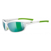 Okulary Sportstyle 210 biało-zielone UVEX