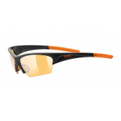 Okulary Sunsation czarno-pomarańczowe UVEX